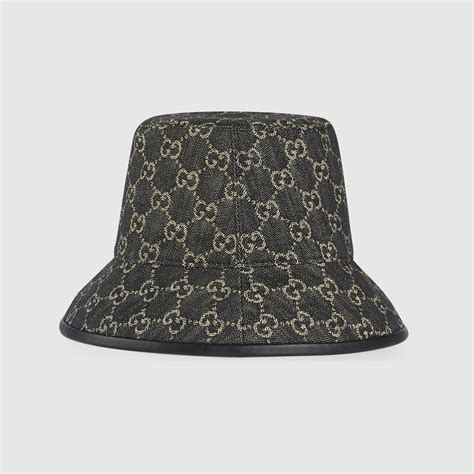 men's gucci bucket hat|gucci denim bucket hat.